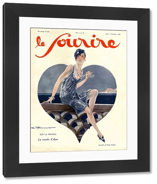 Le Sourire 1920s France glamour art deco magazines