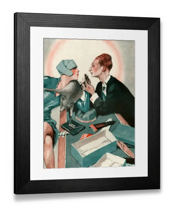 Framed Print : 1920s, France, La Vie Parisienne, Magazine Plate Framed Print : 1920s, France, La Vie Parisienne, Magazine Plate