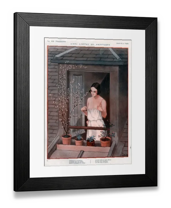 Framed Print : 1920s, France, La Vie Parisienne, Magazine Plate Framed Print : 1920s, France, La Vie Parisienne, Magazine Plate