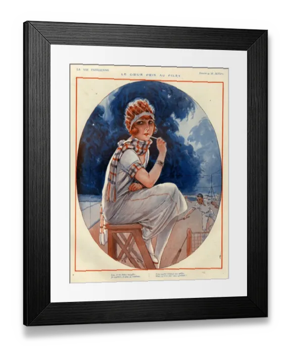 Framed Print : 1920s, France, La Vie Parisienne, Magazine Plate Framed Print : 1920s, France, La Vie Parisienne, Magazine Plate