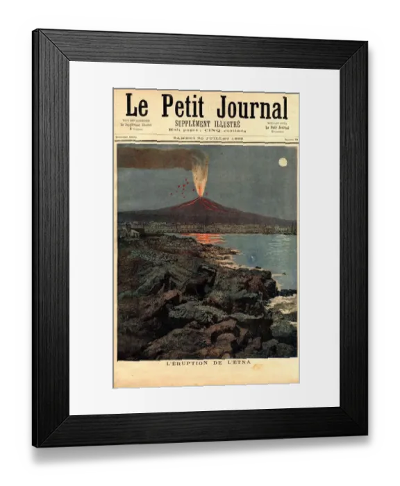Framed Print : 1910s, France, Le Petit Journal, Magazine Cover Framed Print : 1910s, France, Le Petit Journal, Magazine Cover