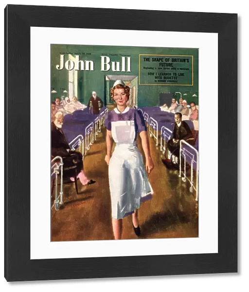 John Bull 1950 1950s UK hospitals nurses magazines medical