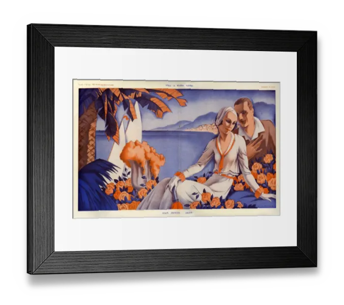 Framed Print : La Vie Parisienne 1931 1930s France cc relaxing holidays honeymoons Framed Print : La Vie Parisienne 1931 1930s France cc relaxing holidays honeymoons