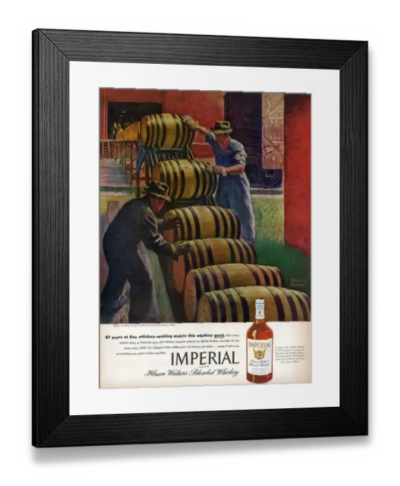 Framed Print : 1940s, USA, Imperial, Magazine Advert