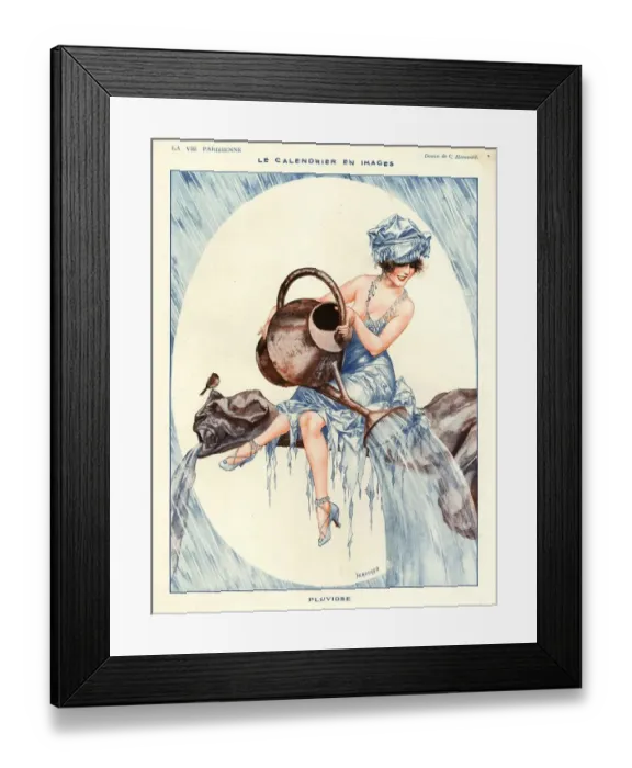 Framed Print : 1920s, France, La Vie Parisienne, Magazine Plate Framed Print : 1920s, France, La Vie Parisienne, Magazine Plate
