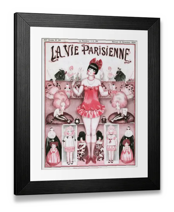 Framed Print : La Vie Parisienne 1924 1920s France Armand Vallee magazines illustrations erotica Framed Print : La Vie Parisienne 1924 1920s France Armand Vallee magazines illustrations erotica