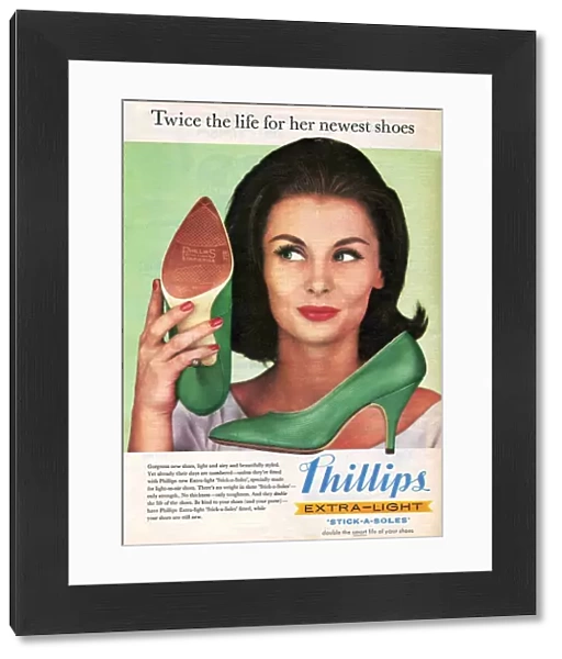 Phillips 1960 1960s UK womens shoes portraits