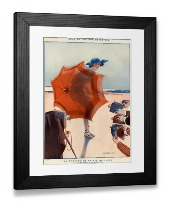 Framed Print : 1920s France La Vie Parisienne Magazine Plate Framed Print : 1920s France La Vie Parisienne Magazine Plate
