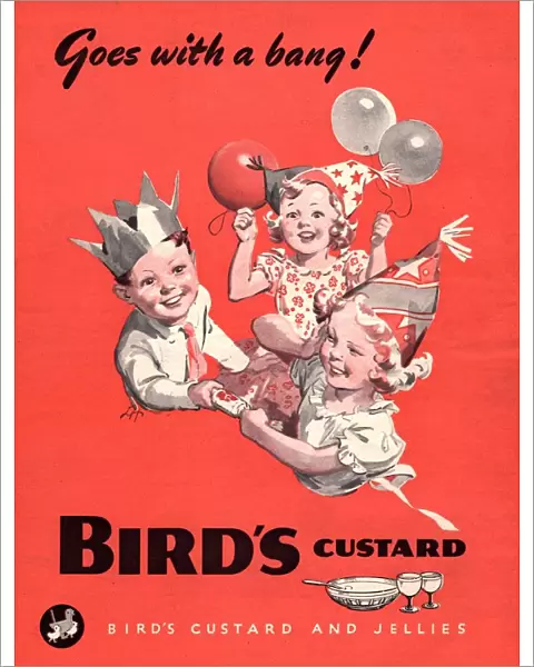 Birds 1930s UK custard birthdays party