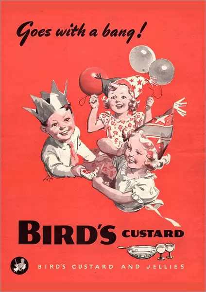 Birds 1930s UK custard birthdays party