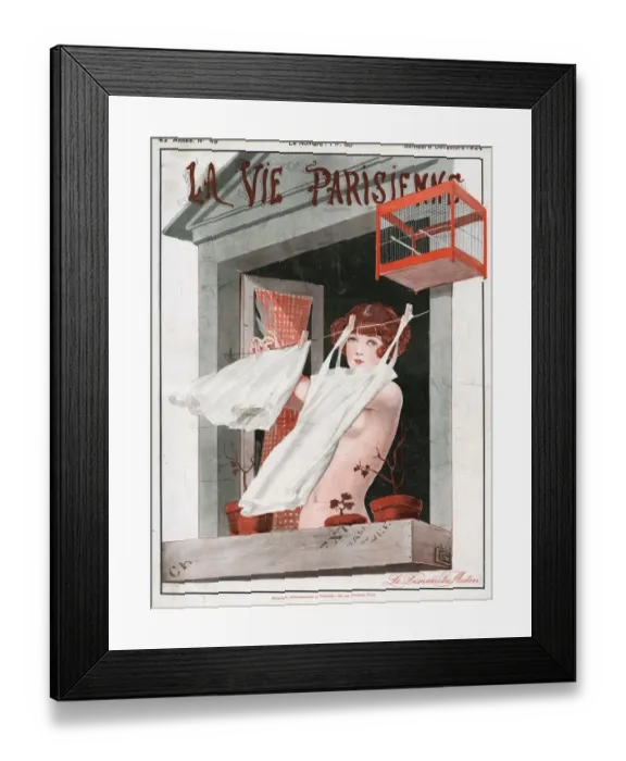 Framed Print : La Vie Parisienne 1924 1920s France Georges Leonnec magazines illustrations erotica Framed Print : La Vie Parisienne 1924 1920s France Georges Leonnec magazines illustrations erotica