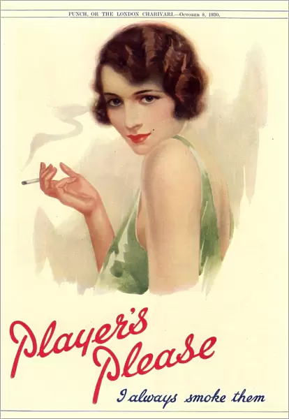 Players Navy Cut 1930s UK cigarettes smoking