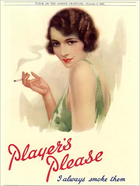 Players Navy Cut 1930s UK cigarettes smoking