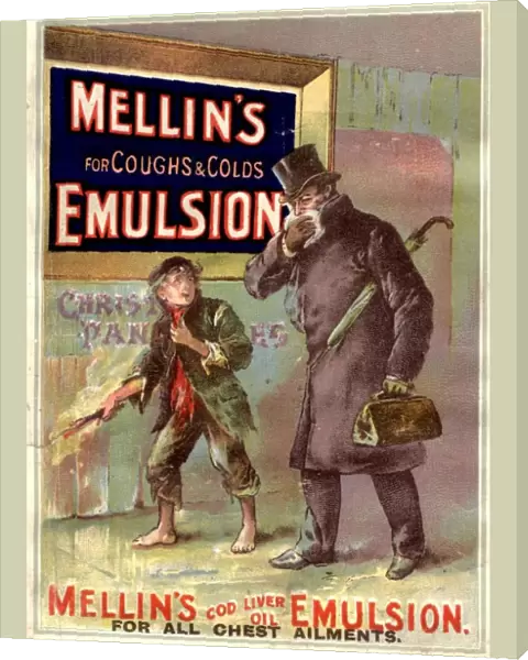 1890s UK mellins emulsion coughs colds flu medicine medical