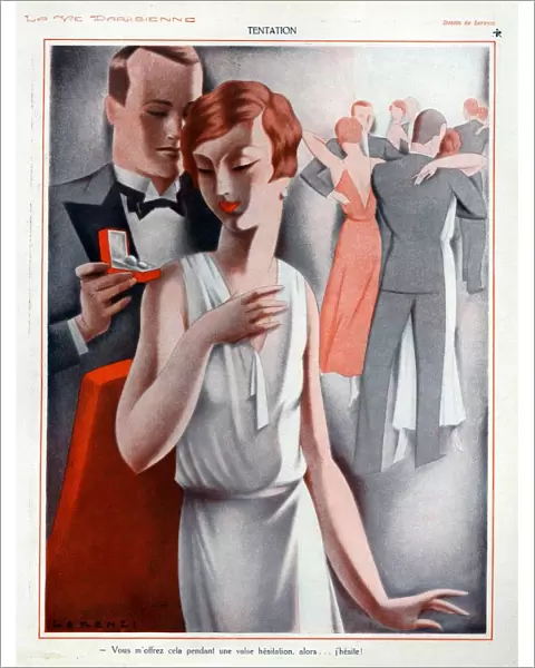 La Vie Parisienne 1920s France cc engagement proposals fiance rings art deco gifts