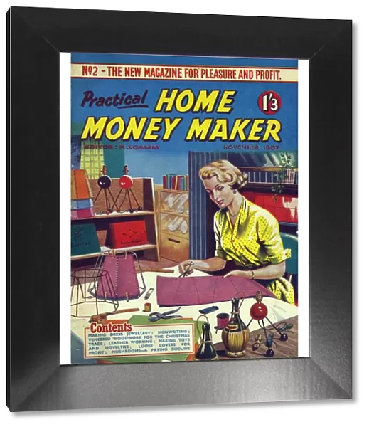 Practical Home Money Maker 1957 1950s UK DIY do it yourself home improvement magazines