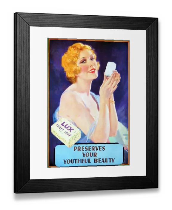Framed Print : 1910s, UK, Lux, Magazine Advert