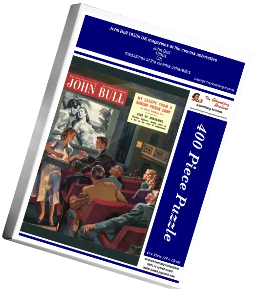 John Bull 1950s UK magazines at the cinema usherettes