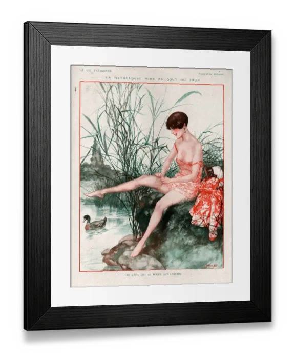 Framed Print : 1920s, France, La Vie Parisienne, Magazine Plate Framed Print : 1920s, France, La Vie Parisienne, Magazine Plate