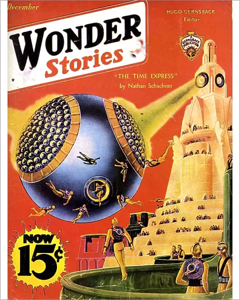 Wonder Stories 1932 1930s USA mcitnt magazines futuristic visions of the future