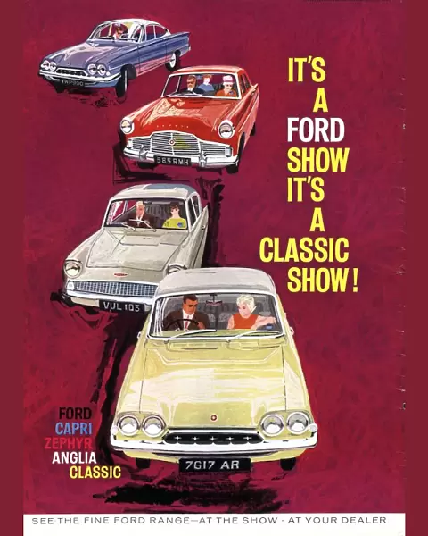 Ford Capri  /  Ford Zephyr  /  Ford Anglia 1950s UK cars