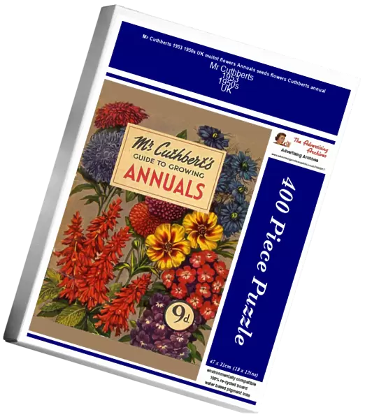 Mr Cuthberts 1953 1950s UK mcitnt flowers Annuals seeds flowers Cuthberts annual