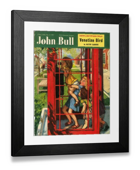 Framed Print : John Bull 1950s UK covers magazines Framed Print : John Bull 1950s UK covers magazines