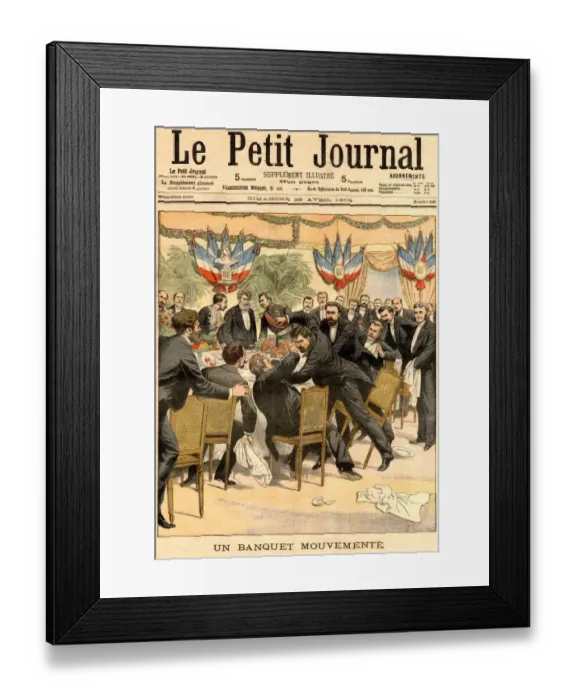 Framed Print : 1900s, France, Le Petit Journal, Magazine Cover Framed Print : 1900s, France, Le Petit Journal, Magazine Cover