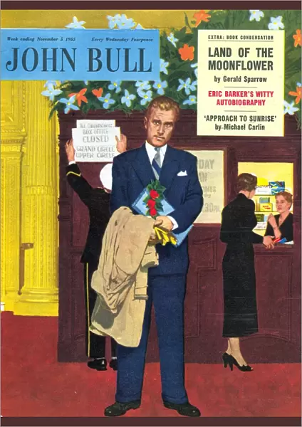 John Bull 1950s UK dating waiting stood-up magazines