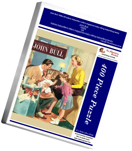 John Bull 1950s UK babies babysitters sitters magazines baby sitting babysitting family
