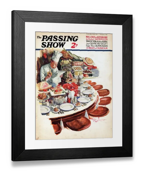 Framed Print : 1930s, UK, The Passing Show, Magazine Cover Framed Print : 1930s, UK, The Passing Show, Magazine Cover