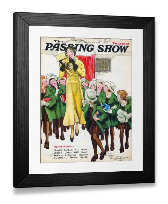 Framed Print : 1930s, UK, The Passing Show, Magazine Cover Framed Print : 1930s, UK, The Passing Show, Magazine Cover
