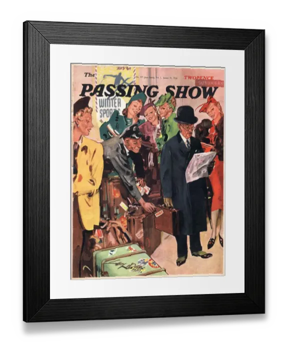 Framed Print : 1930s, UK, The Passing Show, Magazine Cover Framed Print : 1930s, UK, The Passing Show, Magazine Cover