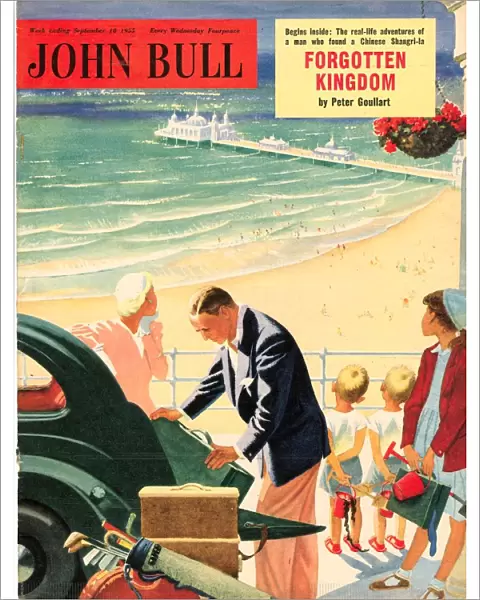 John Bull 1950s UK holidays expressions longing sadness beaches seaside sea buckets