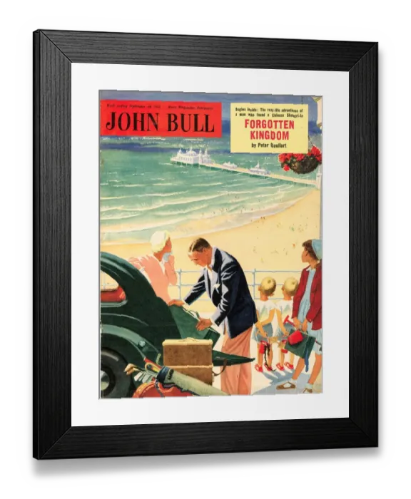 Framed Print : John Bull 1950s UK holidays expressions longing sadness beaches seaside sea buckets Framed Print : John Bull 1950s UK holidays expressions longing sadness beaches seaside sea buckets