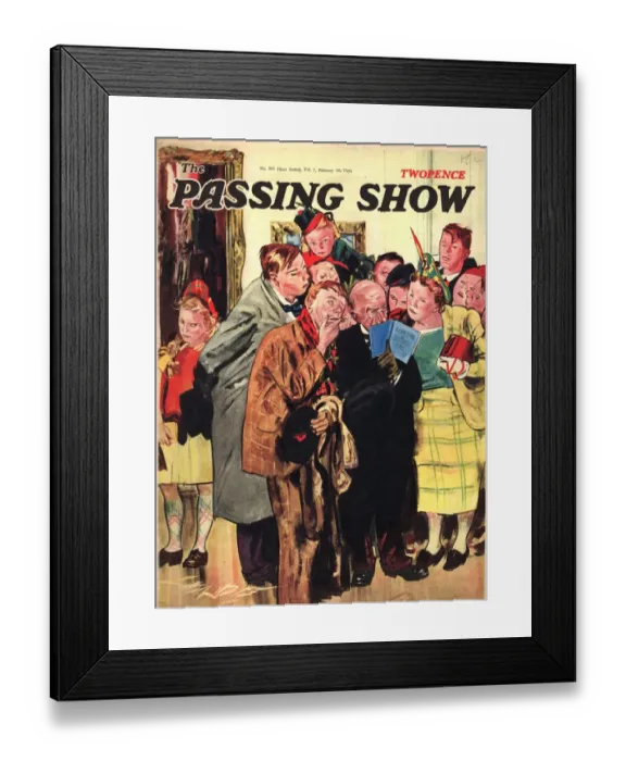 Framed Print : 1930s, UK, The Passing Show, Magazine Cover Framed Print : 1930s, UK, The Passing Show, Magazine Cover