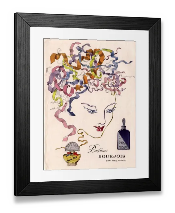 Framed Print : Bourjois Mais Oui 1930s USA womens