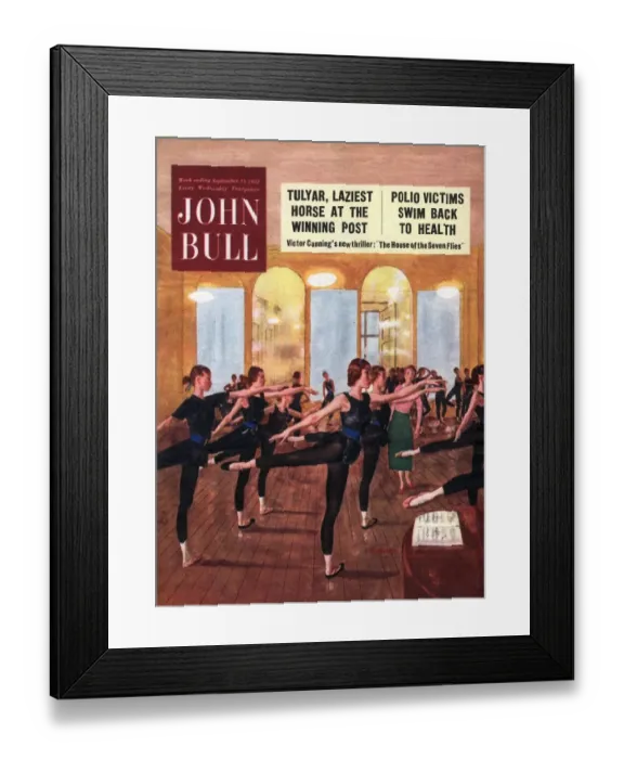 Framed Print : John Bull 1950s UK ballet magazines Framed Print : John Bull 1950s UK ballet magazines