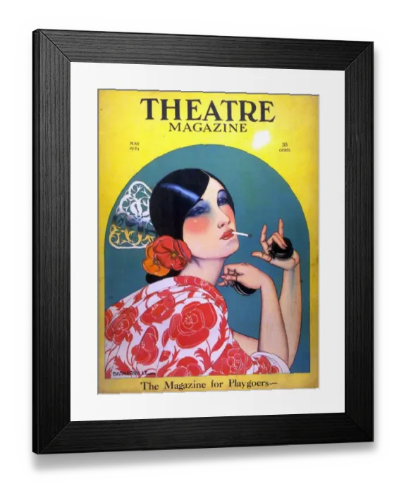 Framed Print : Theatre 1920s USA spain spanish senorita instruments castanettes magazines art deco Framed Print : Theatre 1920s USA spain spanish senorita instruments castanettes magazines art deco