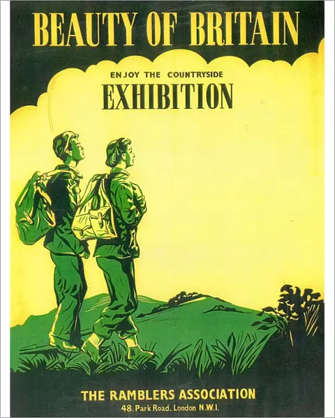 1930s, UK, Ramblers Association, Poster