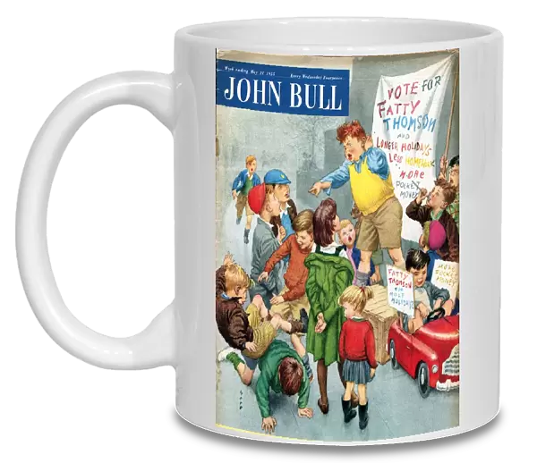 John Bull 1950s UK campaigns politics soap boxes voting elections fat fatty speeches