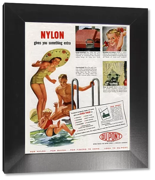 Nylon by DuPont 1949 1940s USA fabrics