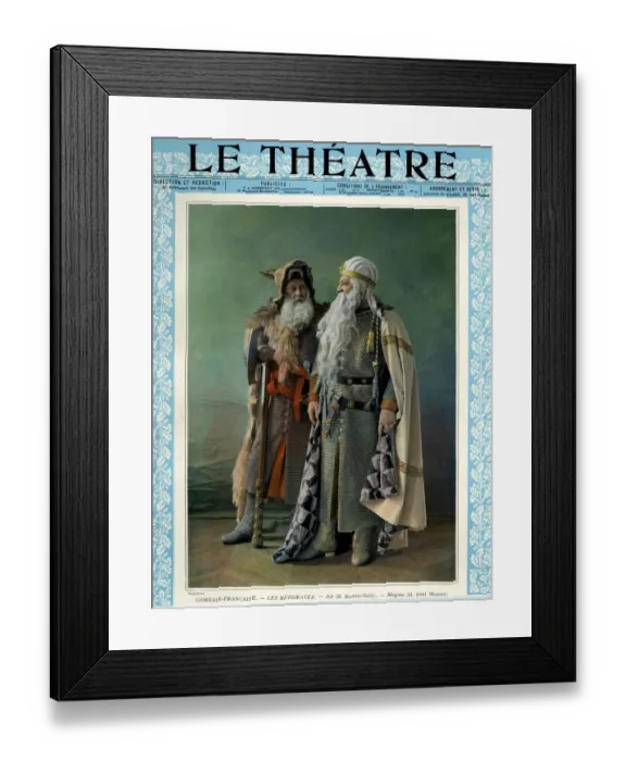 Framed Print : Le Theatre, 1900s, France