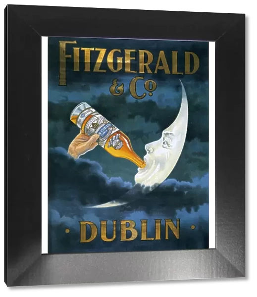 Fitzgerald and Co 1911 1910s UK whisky alcohol whiskey advert Irish moon drinking