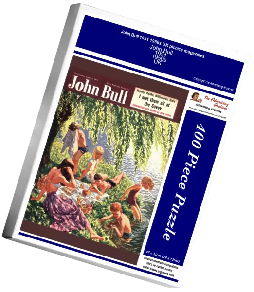 John Bull 1951 1950s UK picnics magazines