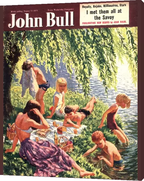John Bull 1951 1950s UK picnics magazines