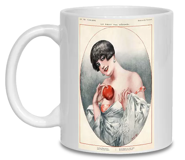 La Vie Parisienne 1927 1920s France Herouard forbidden fruit apples erotica illustrations