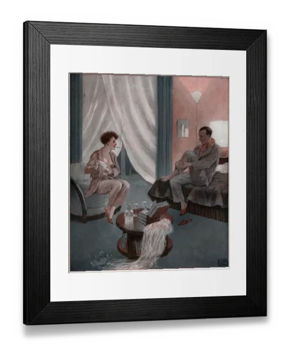 Framed Print : 1920s, France, La Vie Parisienne, Magazine Plate Framed Print : 1920s, France, La Vie Parisienne, Magazine Plate