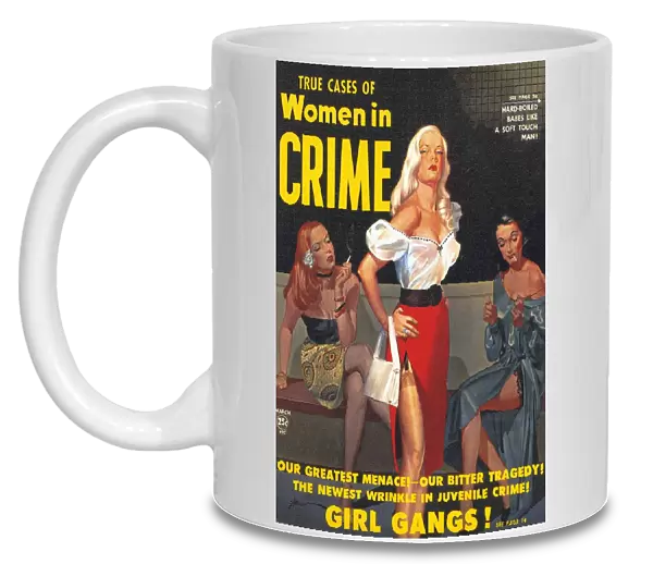 True Cases Of Women In Crime 1950 1950s USA magazines woman women prostitutes call-girls