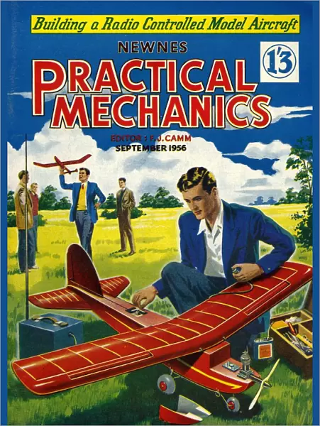 Practical Mechanics 1956 1950s UK magazines models aeroplanes